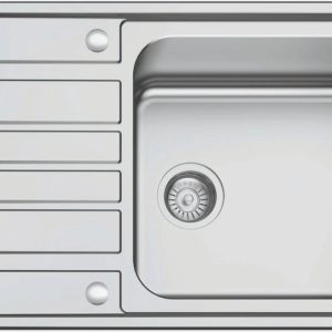 Superdeep Single bowl Inset sink  - 0.8mm SS