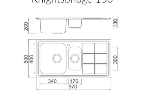 Knightsbridge  – Inset 1.5 (Left & Right)