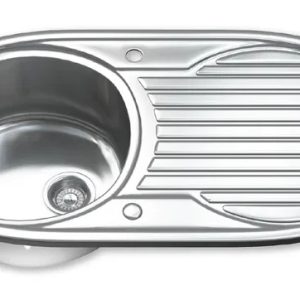 900 Inset Rambler - 1 tap hole reversible sink