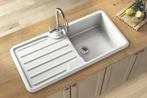 Comite Traditional 1 Bowl Composite gloss Kitchen Sink 1000mm x 500mm