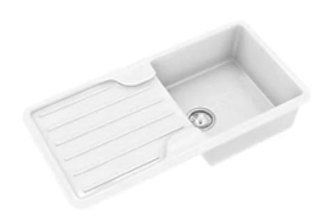 Comite Traditional 1 Bowl Composite gloss Kitchen Sink 1000mm x 500mm