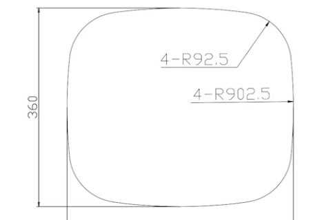 Luna Curved Undermount sink Medium / large        Polished Finish