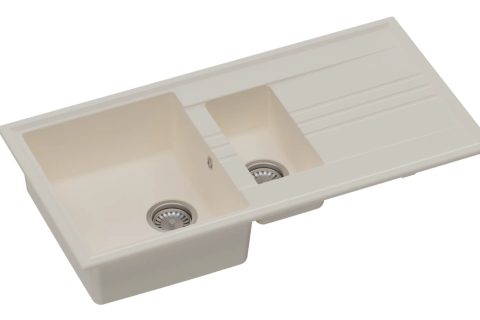 Luka 150 1.5 bowl Quartz Inset – Multiple colours