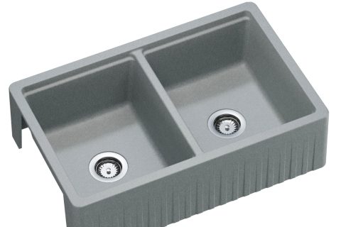 Bespoke Tapered Farmhouse Double Belfast Quartz (Multiple colours & Reversible)