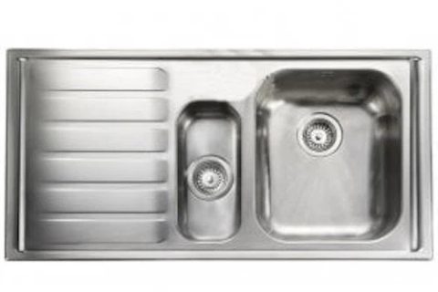 Large Manhattan Sink – Single bowl or 1.5 bowl Handmade SS