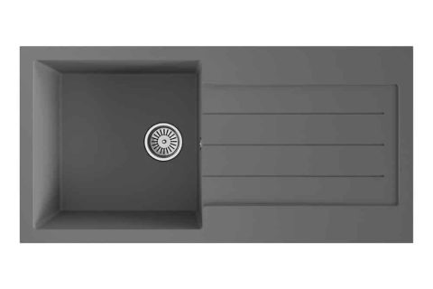 Comite | Traditional Style Single Bowl Inset & Chrome Wastes  –  1000mm x 500mm x 200mm