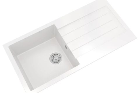 Comite | Traditional Style Single Bowl Inset & Chrome Wastes  –  1000mm x 500mm x 200mm