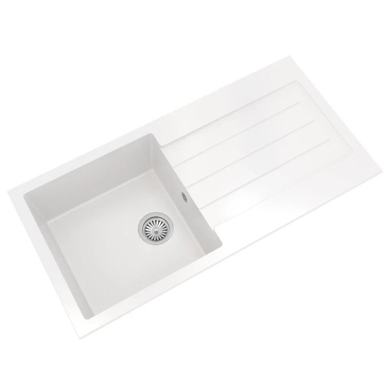 Comite | Traditional Style Single Bowl Inset & Chrome Wastes  –  1000mm x 500mm x 200mm
