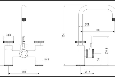 Indus Bridge 3 in 1 Inst Hot Water Tap, Tank and Filter – Multiple Colours
