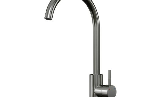 Gun Metal  Kitchen Mixer Tap | WRAS Approved  – Single lever