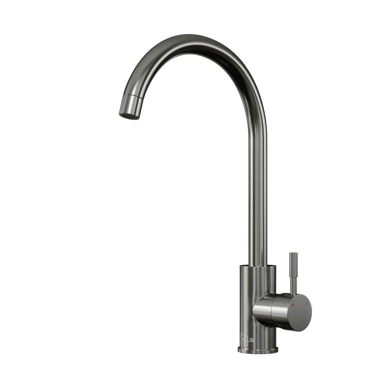 Gun Metal  Kitchen Mixer Tap | WRAS Approved  – Single lever