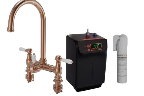 Traditional Bridge style  – 3 in 1 Instant Hot Water Tap with tank and filter (Multiple Colours Available )