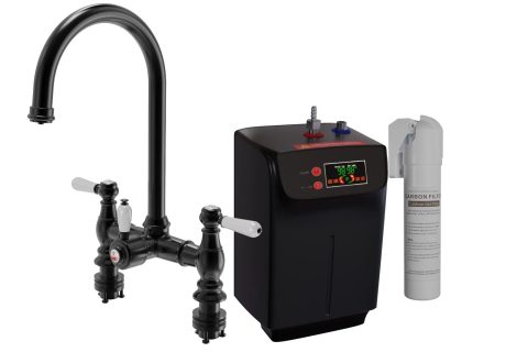 Traditional Bridge style  – 3 in 1 Instant Hot Water Tap with tank and filter (Multiple Colours Available )