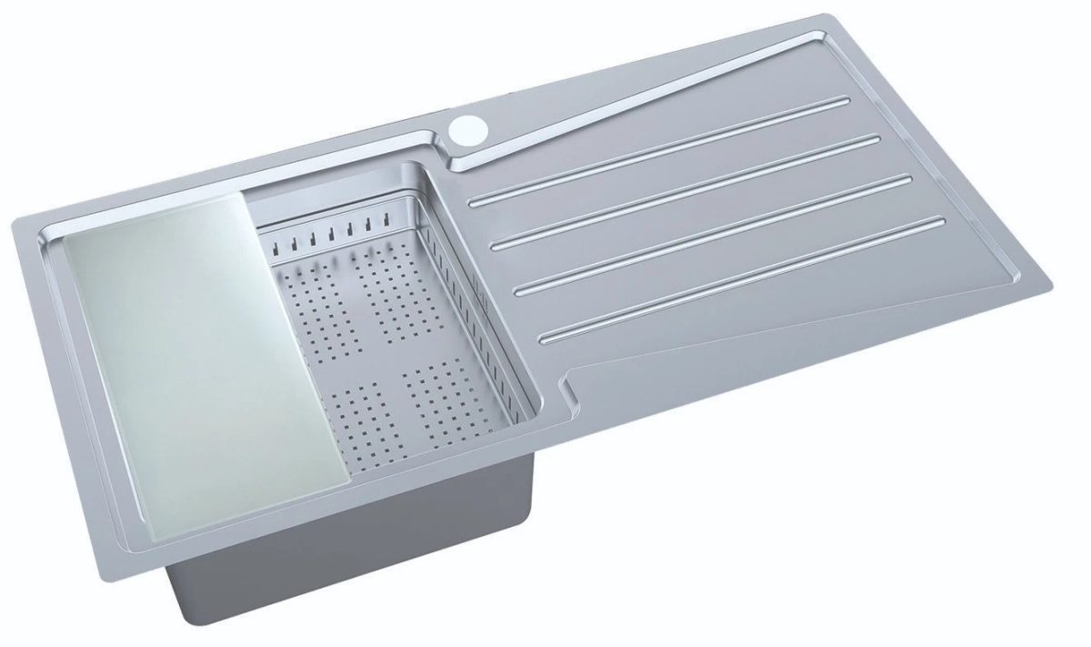 Kensington Inset Single Bowl  – 1.2mm SS (RHD)