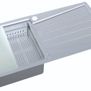 Kensington Inset Single Bowl  - 1.2mm SS (LHD)